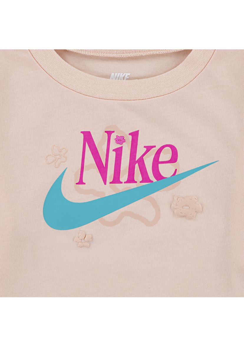 Baby Girls Cropped T-Shirt and Shorts Set