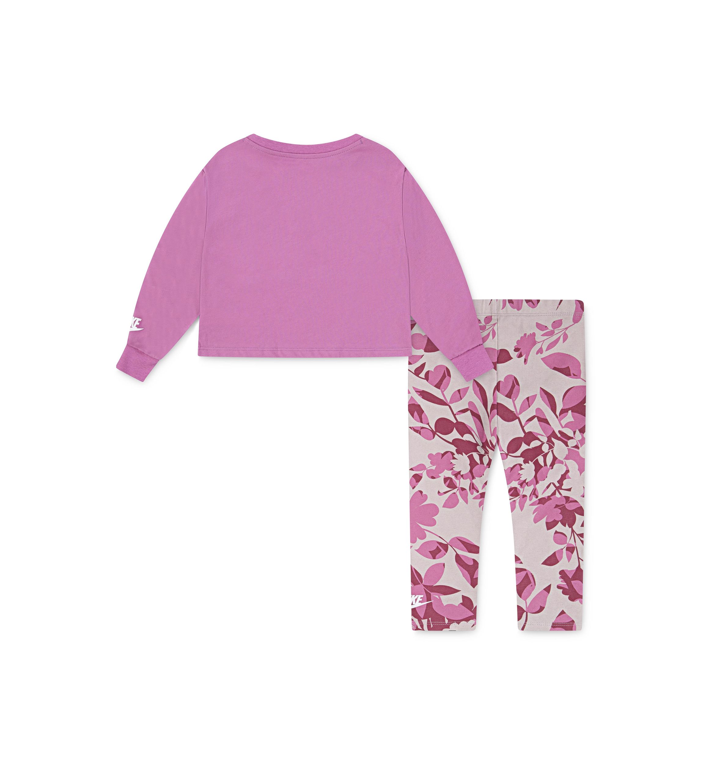 Baby Girls Graphic Sweatshirt and Printed Club Leggings Set