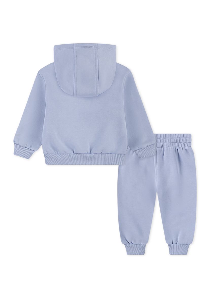 Baby Girls Floral Futura Logo Hoodie and Joggers Set