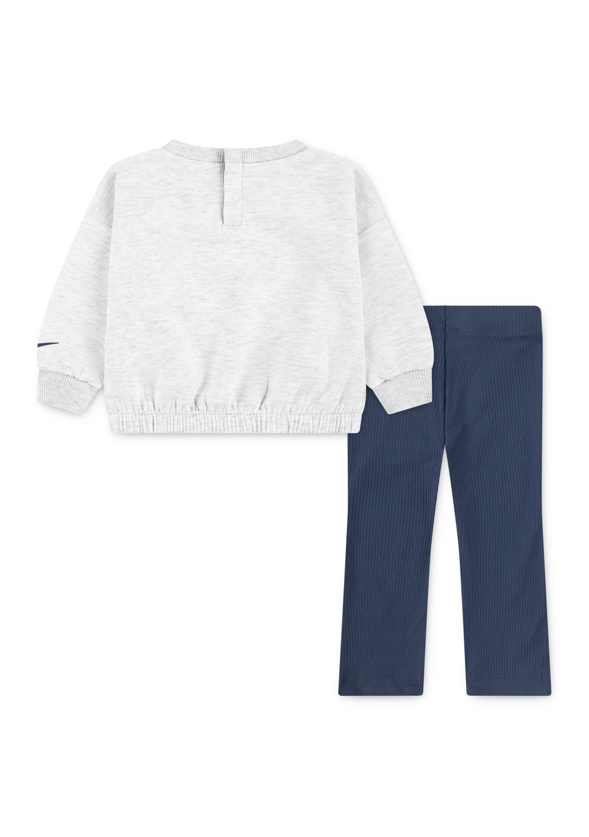 Baby Girls Swoosh Graphic Sweatshirt and Ponte Leggings Set