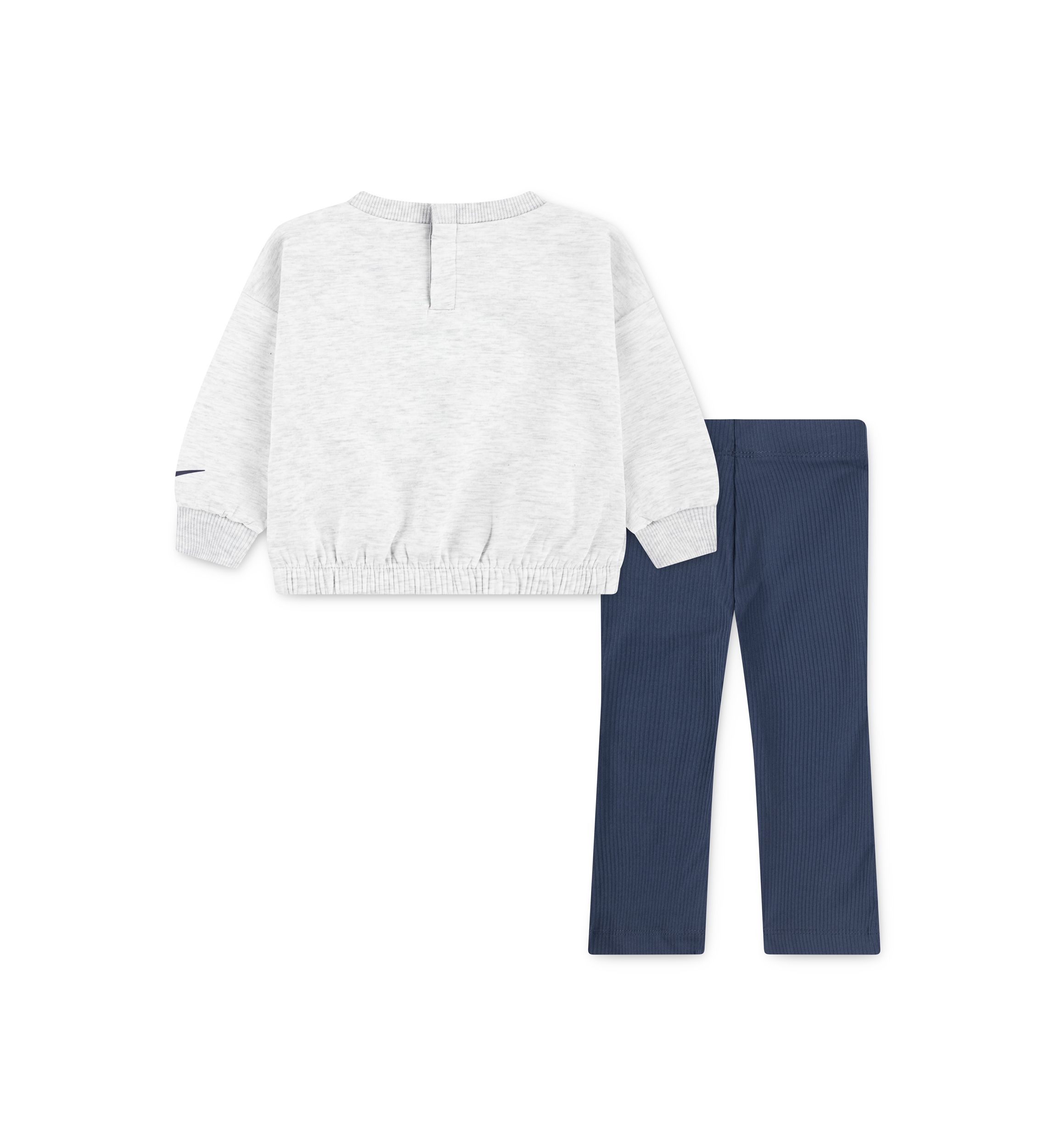 Baby Girls Swoosh Graphic Sweatshirt and Ponte Leggings Set