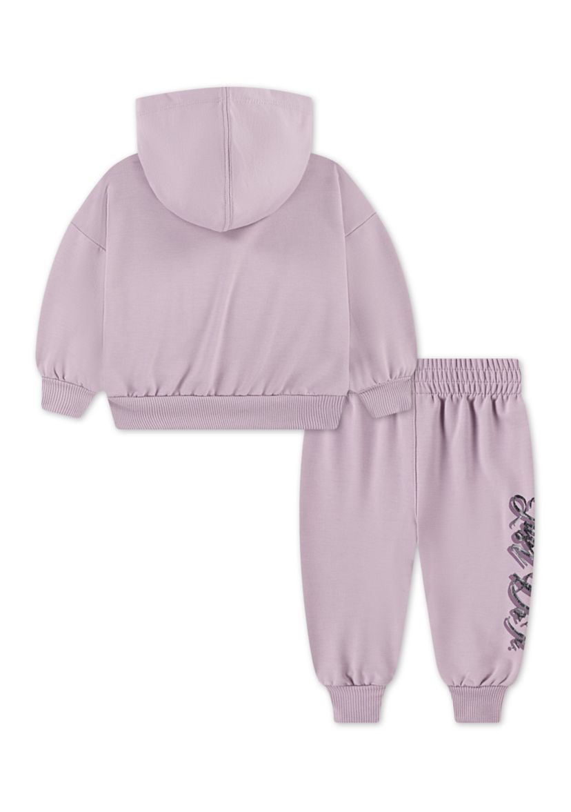 Baby Girls Swoosh Hoodie and Jogger Set 