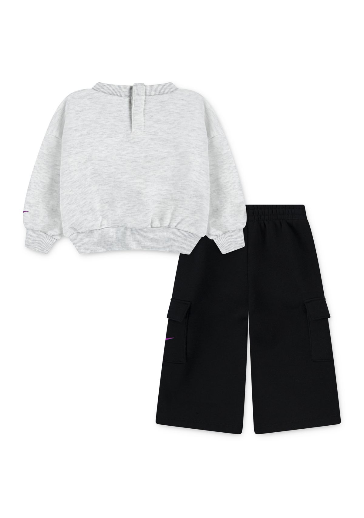 Baby Girls Essentials Sweatshirt and Cargo Pants Set