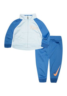 nike swoosh oatmeal tracksuit