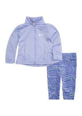 Nike® Toddler Girls Tricot Jacket Ruched Back Legging Set | belk