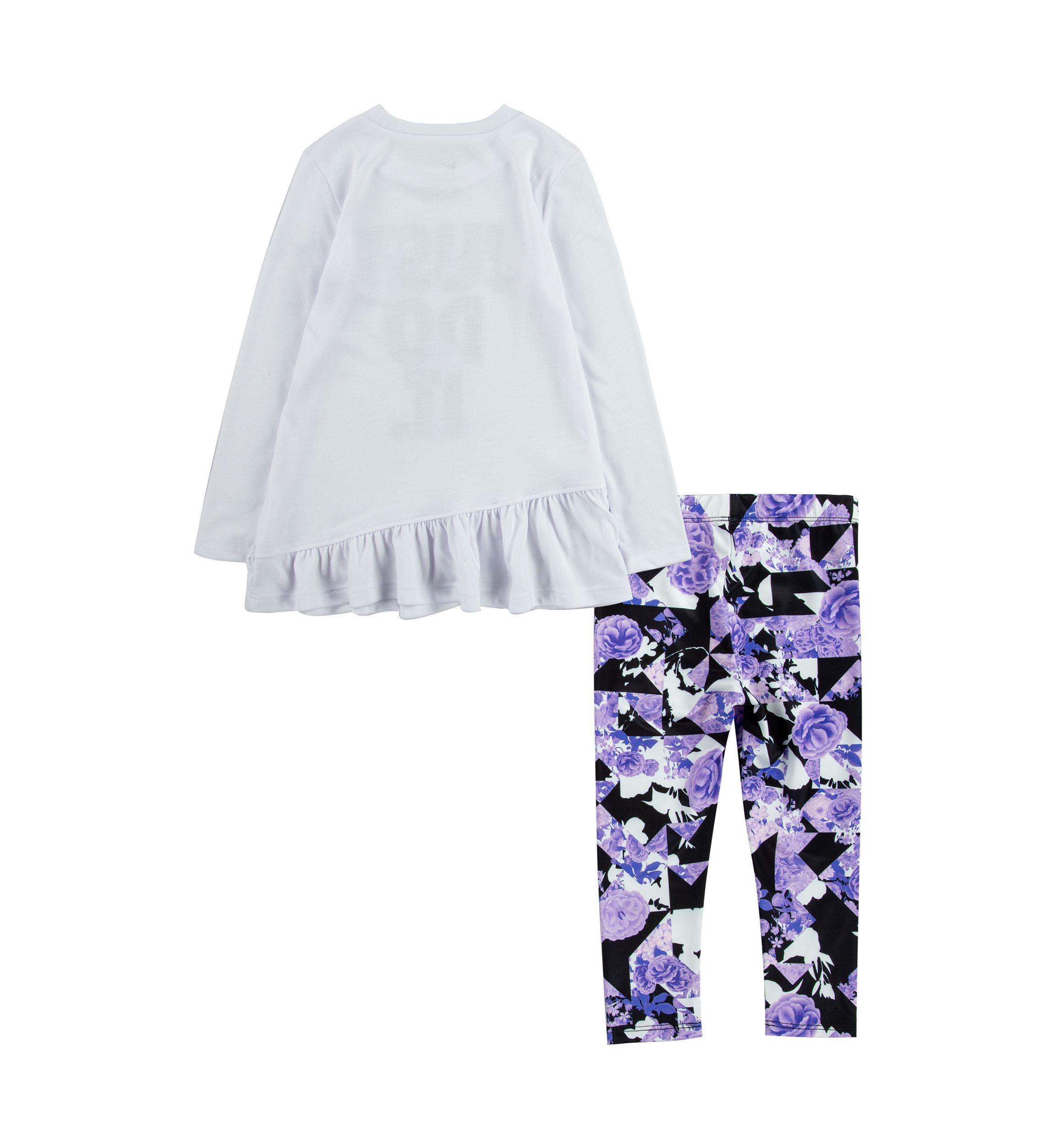 Toddler Girls Just Do It Floral Set