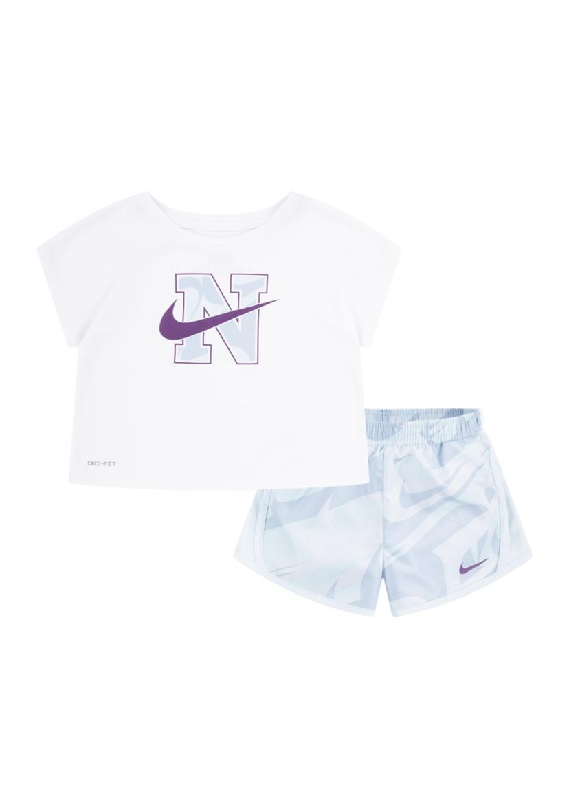 Toddler Girls Prep in Your Step Tempo Graphic T-Shirt and Shorts Set