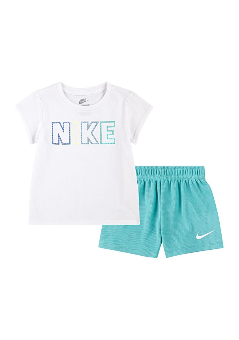 Toddler Girls Femme Pop Graphic T-Shirt and Shorts Set