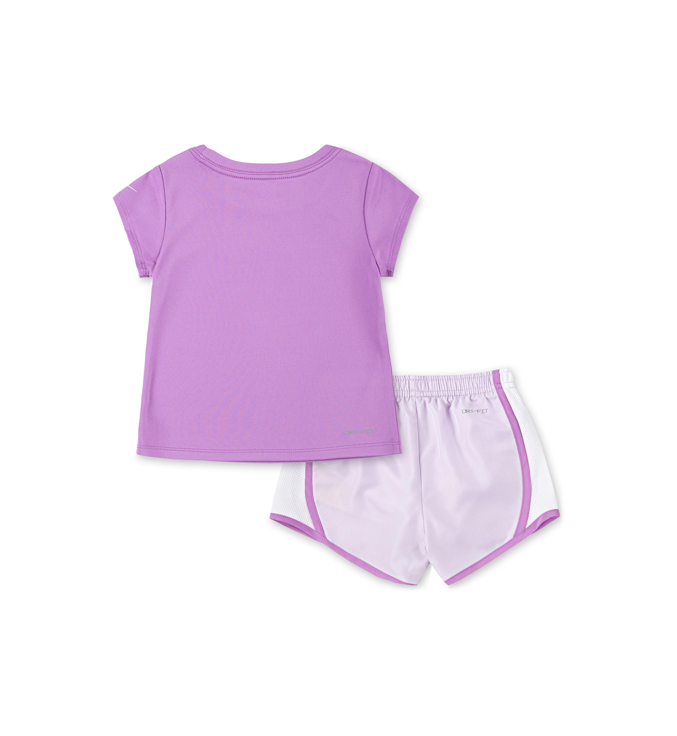 Toddler Girls Dri Fit Graphic T-Shirt and Shorts Set