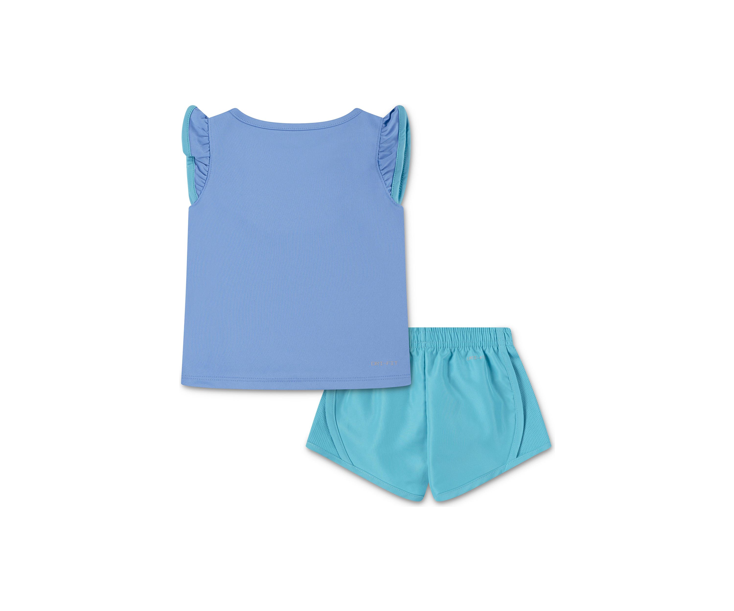 Toddler Girls Dri Fit Interlocked Shirt Set