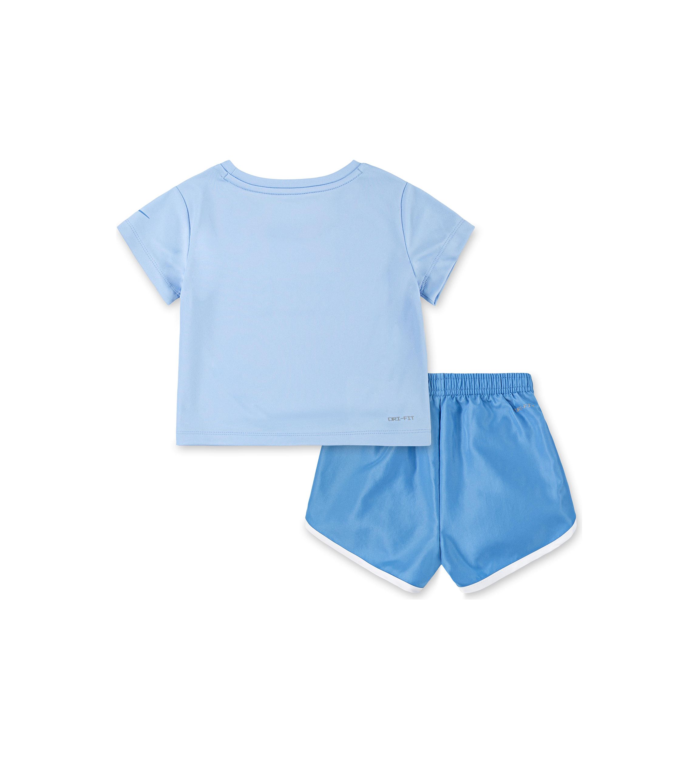 Toddler Girls Interlock Dri Fit Shorts Set