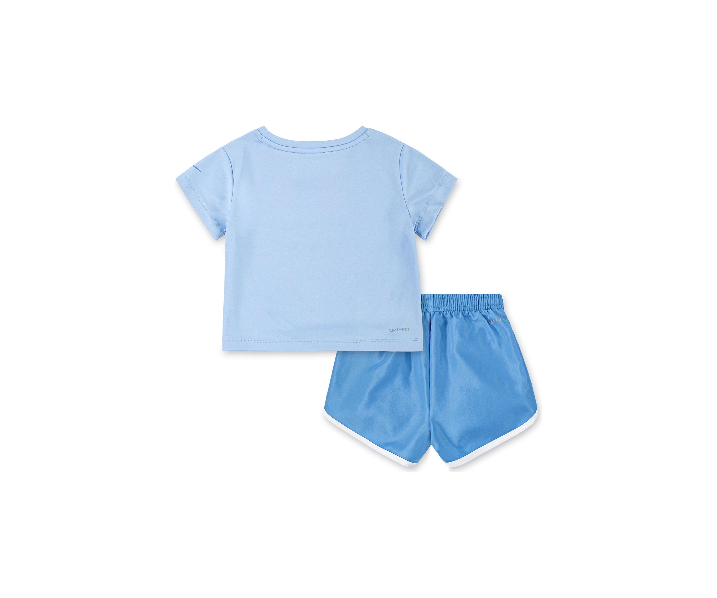 Toddler Girls Interlock Dri Fit Shorts Set
