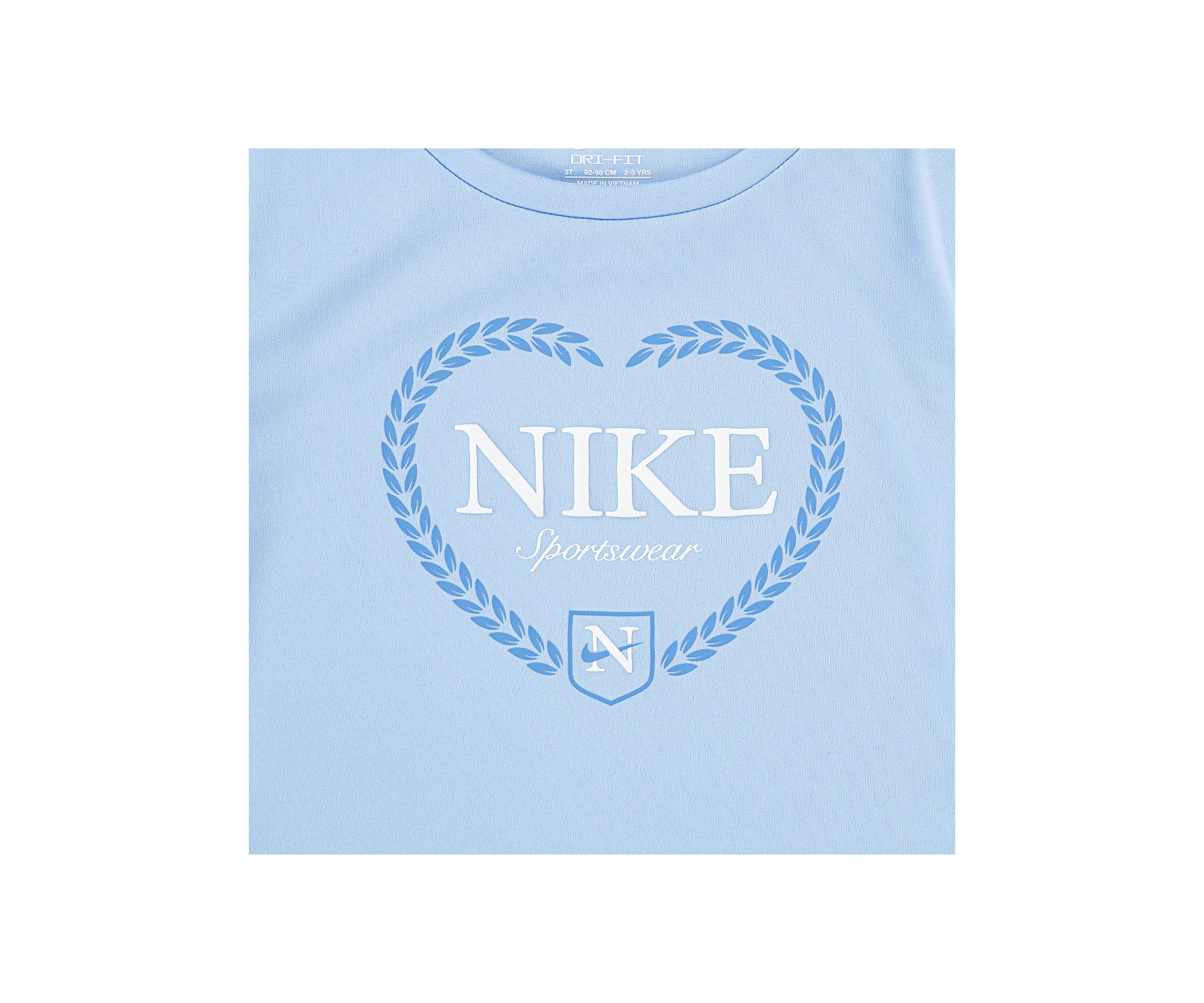 Toddler Girls Interlock Dri Fit Shorts Set