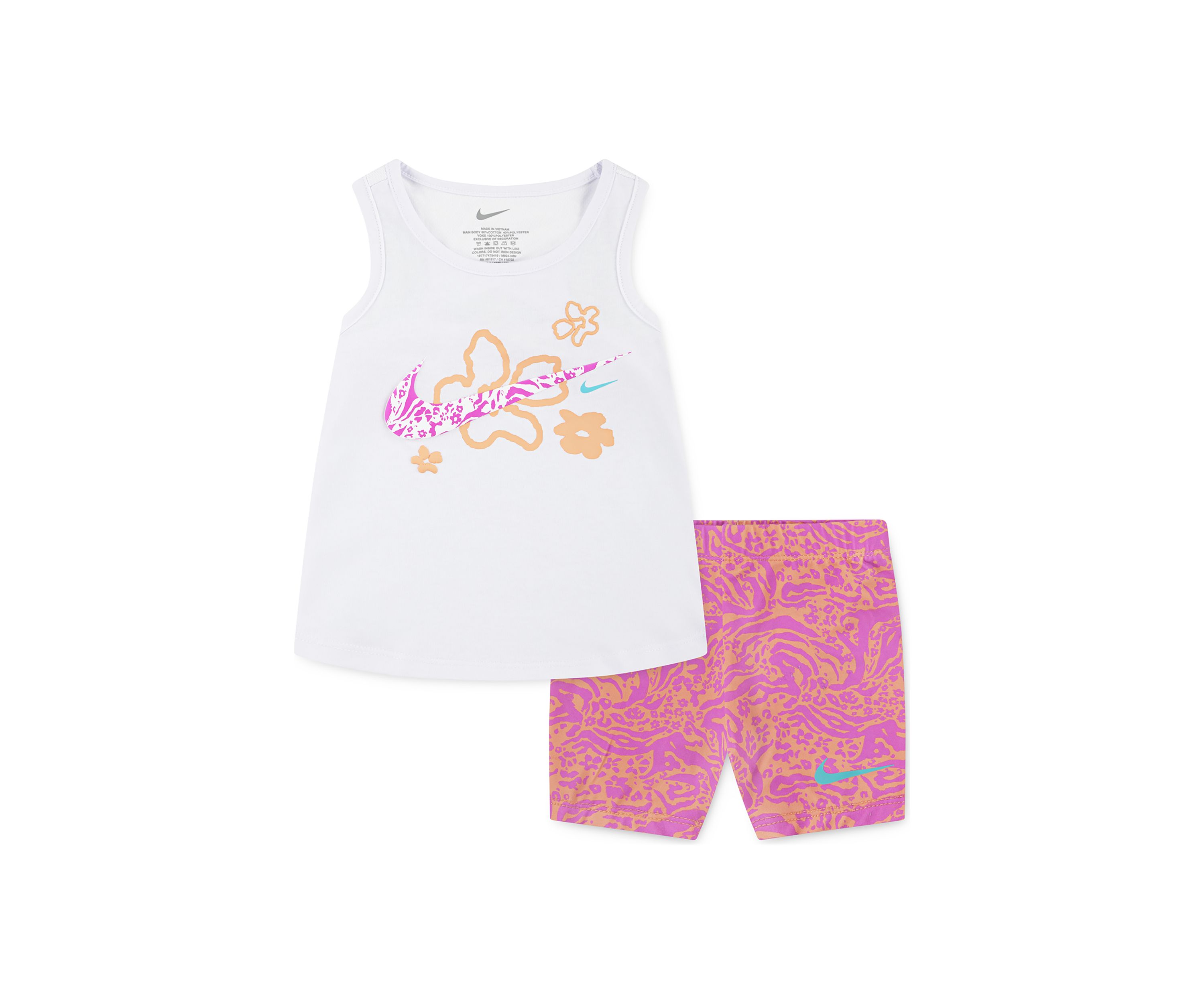 Toddler Girls Graphic Tank Set