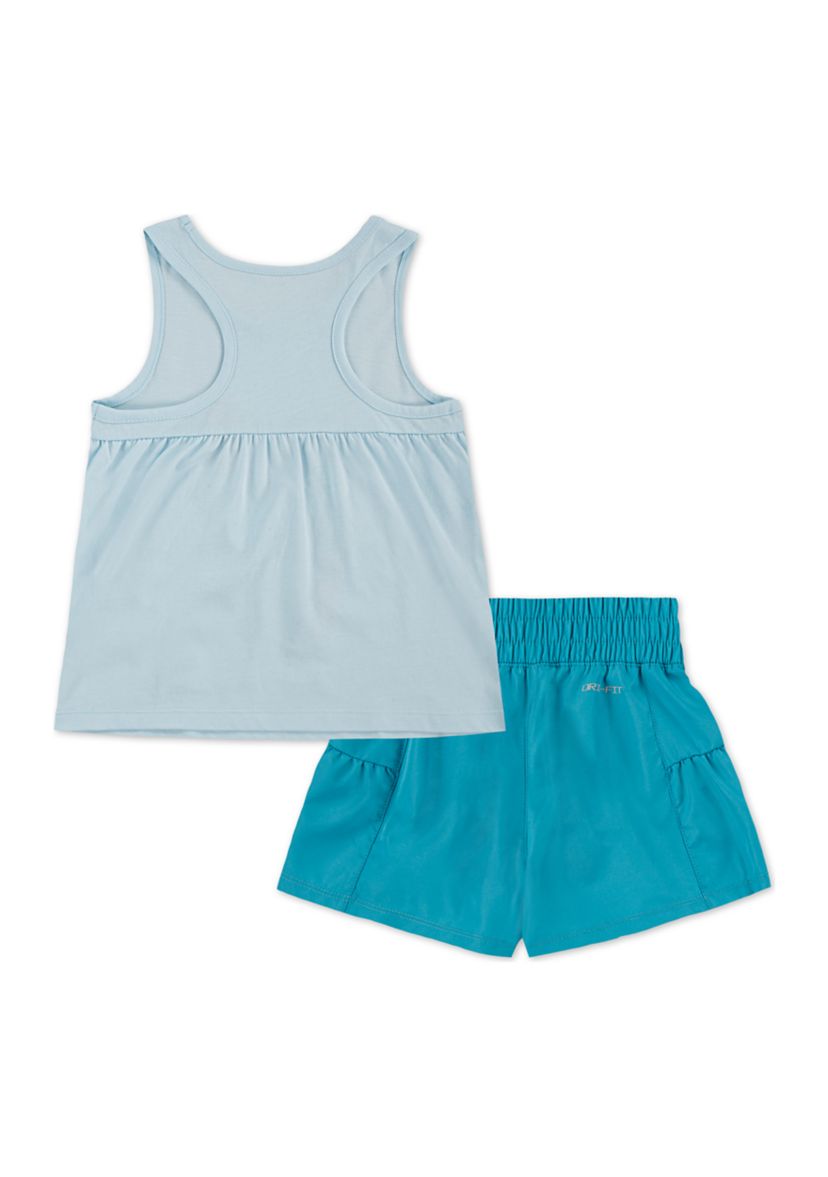  Toddler Girls Graphic Tank Set 