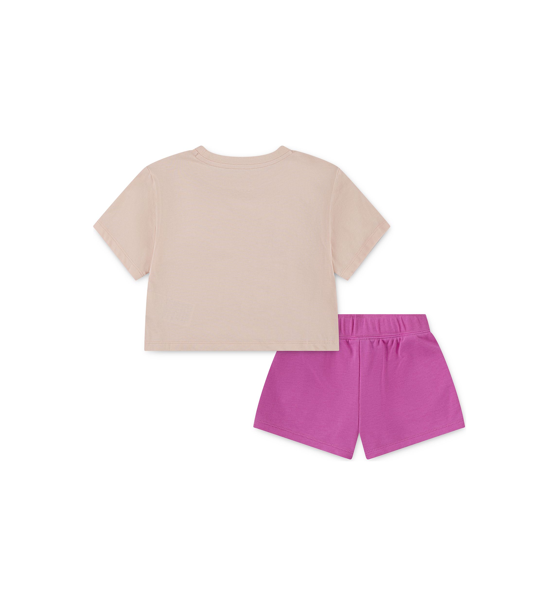  Toddler Girls Graphic Short Set 