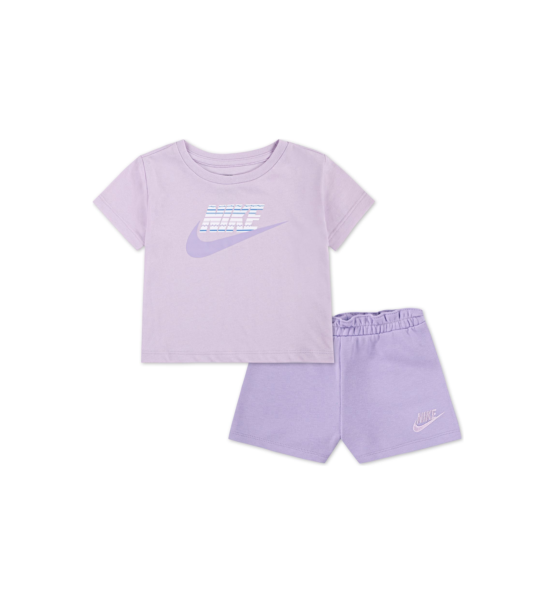 	  Toddler Girls Graphic Short Set 