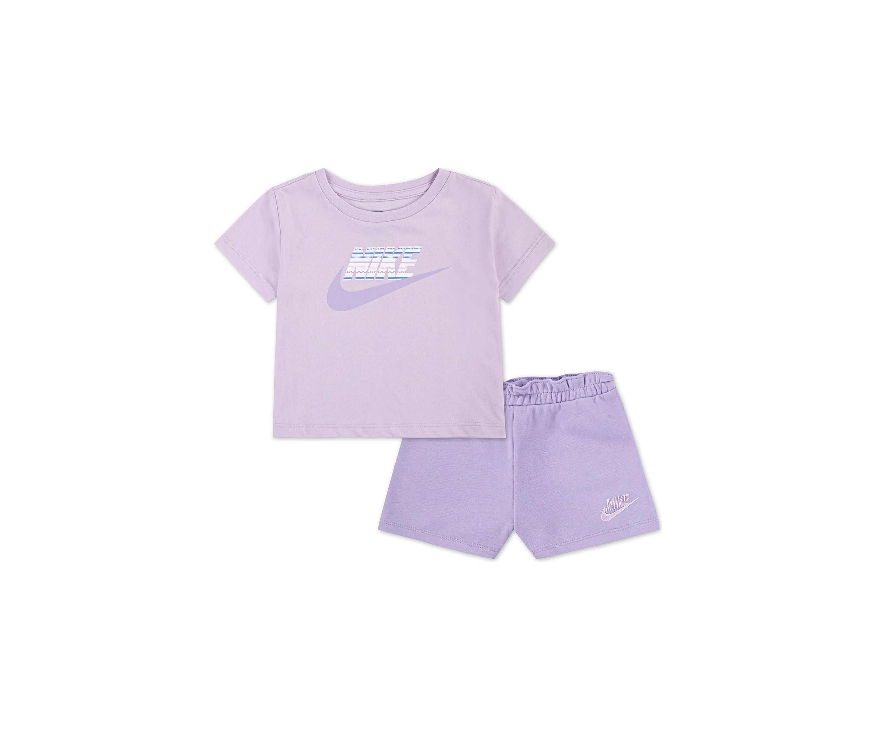 	  Toddler Girls Graphic Short Set 
