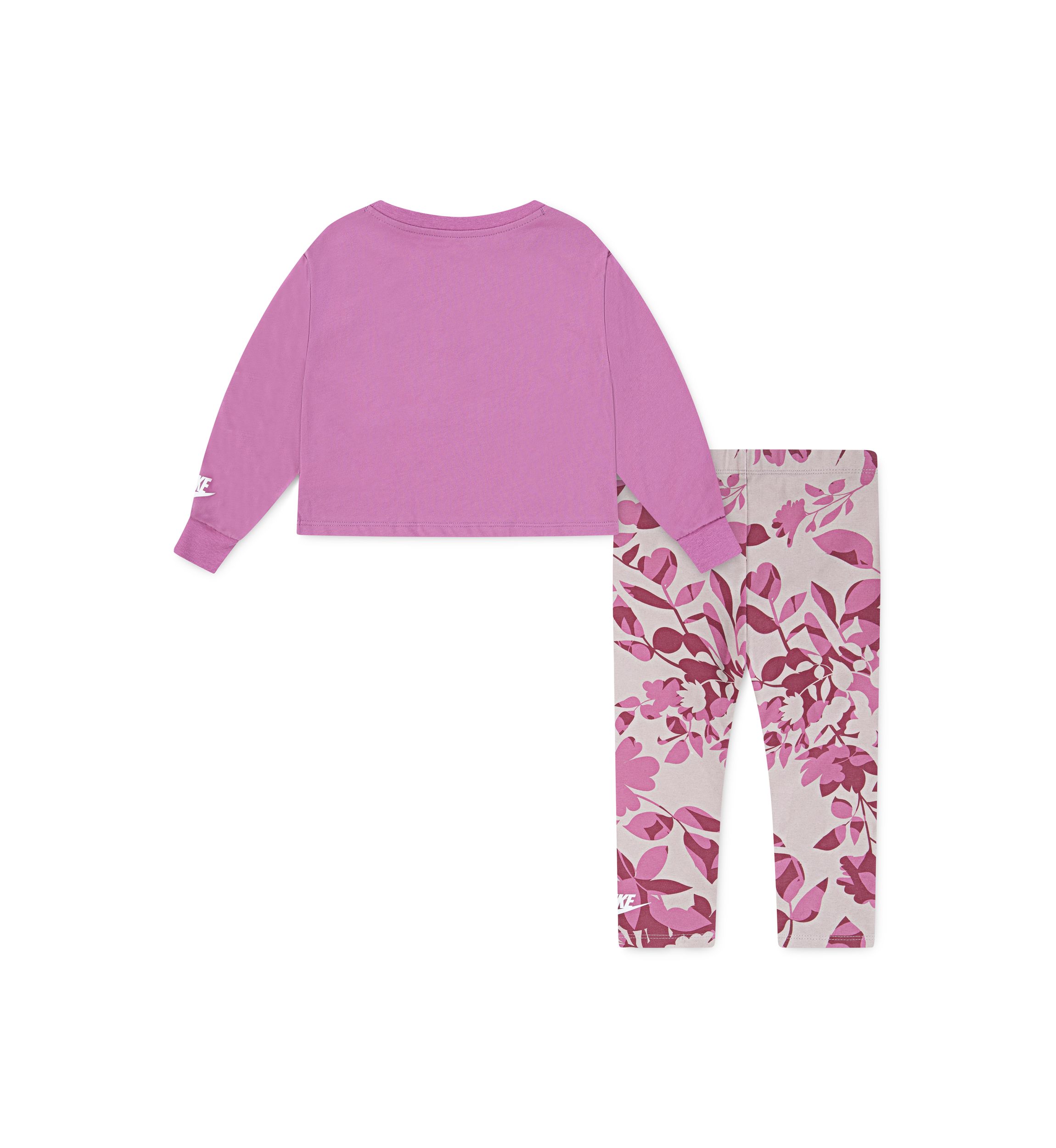 Toddler Girls Printed Club Long Sleeve Leggings Set
