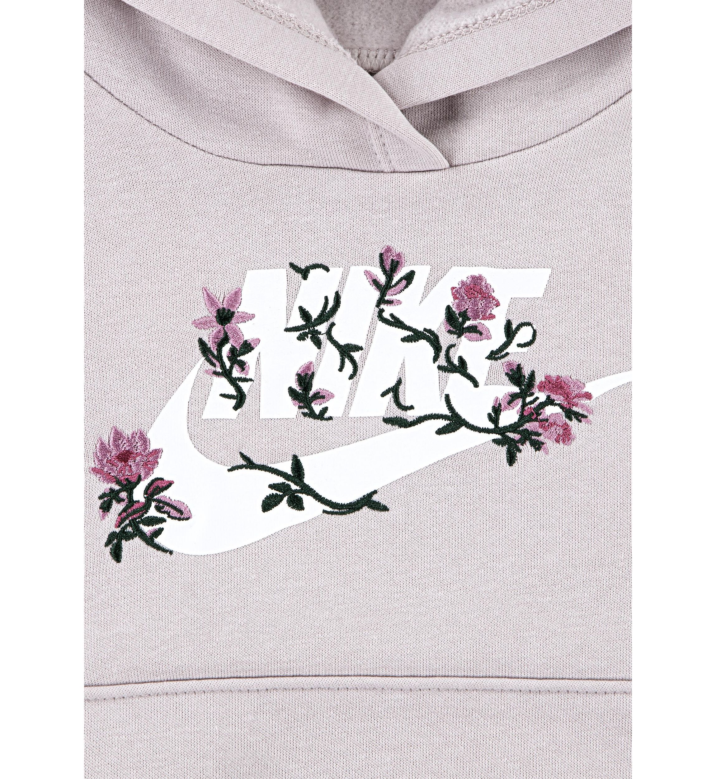 Toddler Girls Floral Futura Graphic Hoodie and Joggers Set