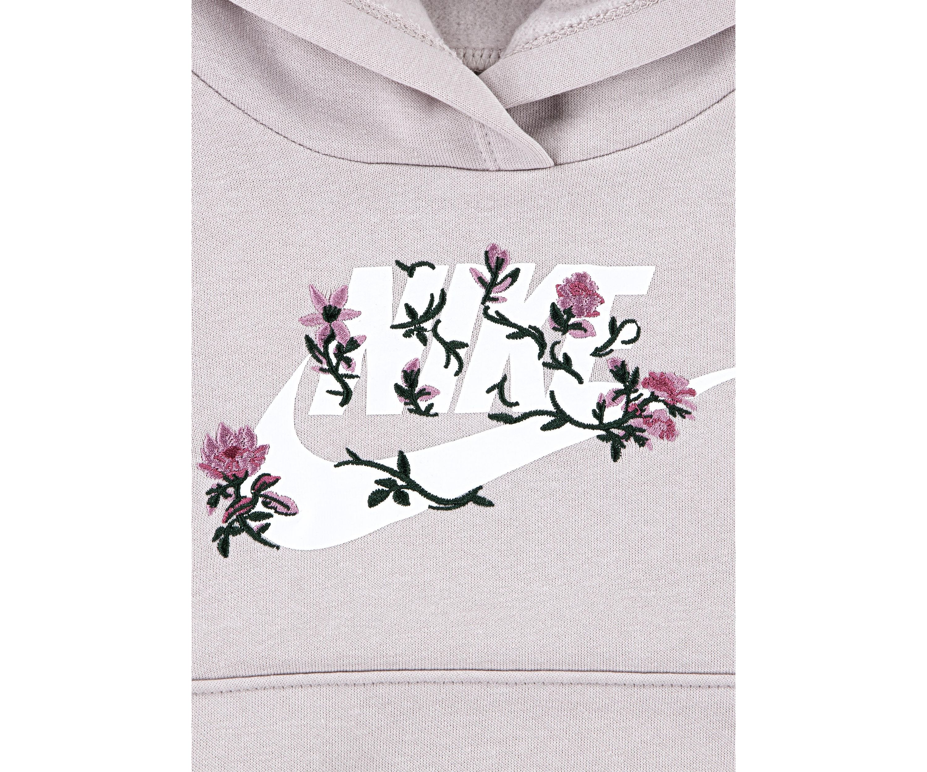 Toddler Girls Floral Futura Graphic Hoodie and Joggers Set