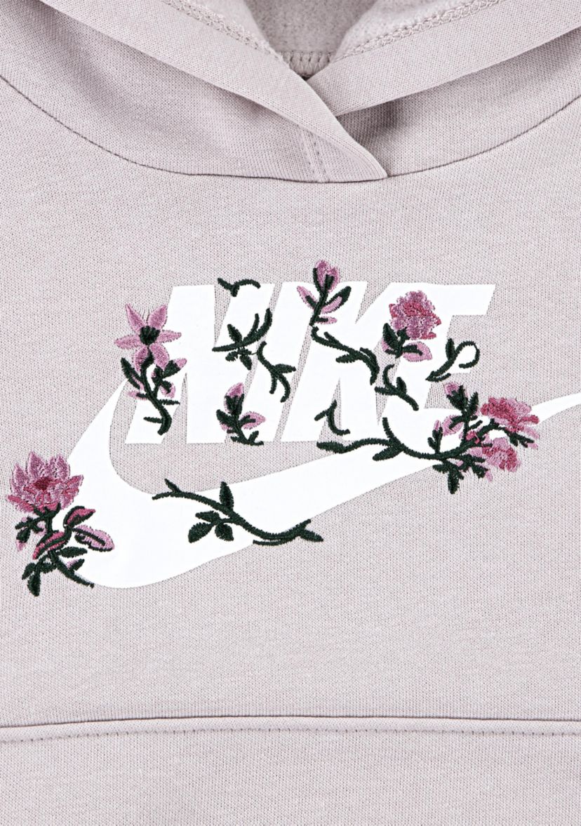 Toddler Girls Floral Futura Graphic Hoodie and Joggers Set