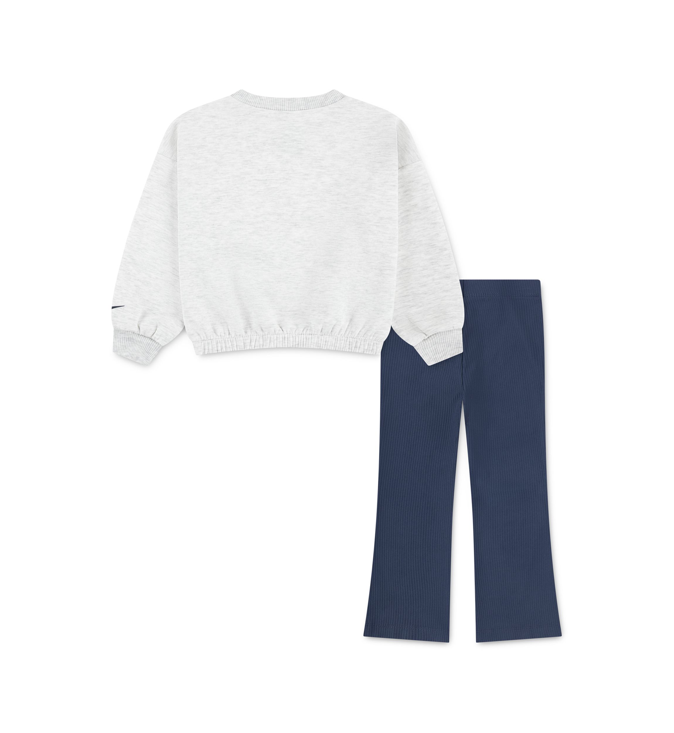 Toddler Girls Swoosh Graphic Sweatshirt and Flared Pants Set
