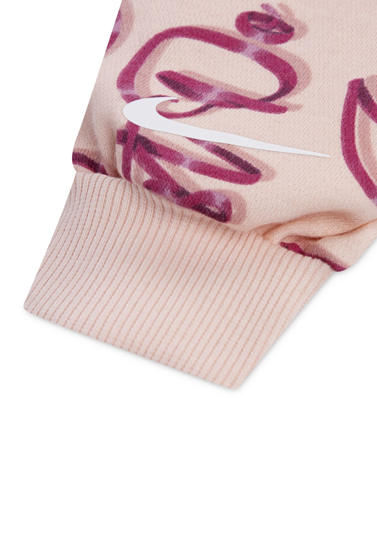 Toddler Girls Swoosh Printed Sweatshirt and Pointelle Skort Set