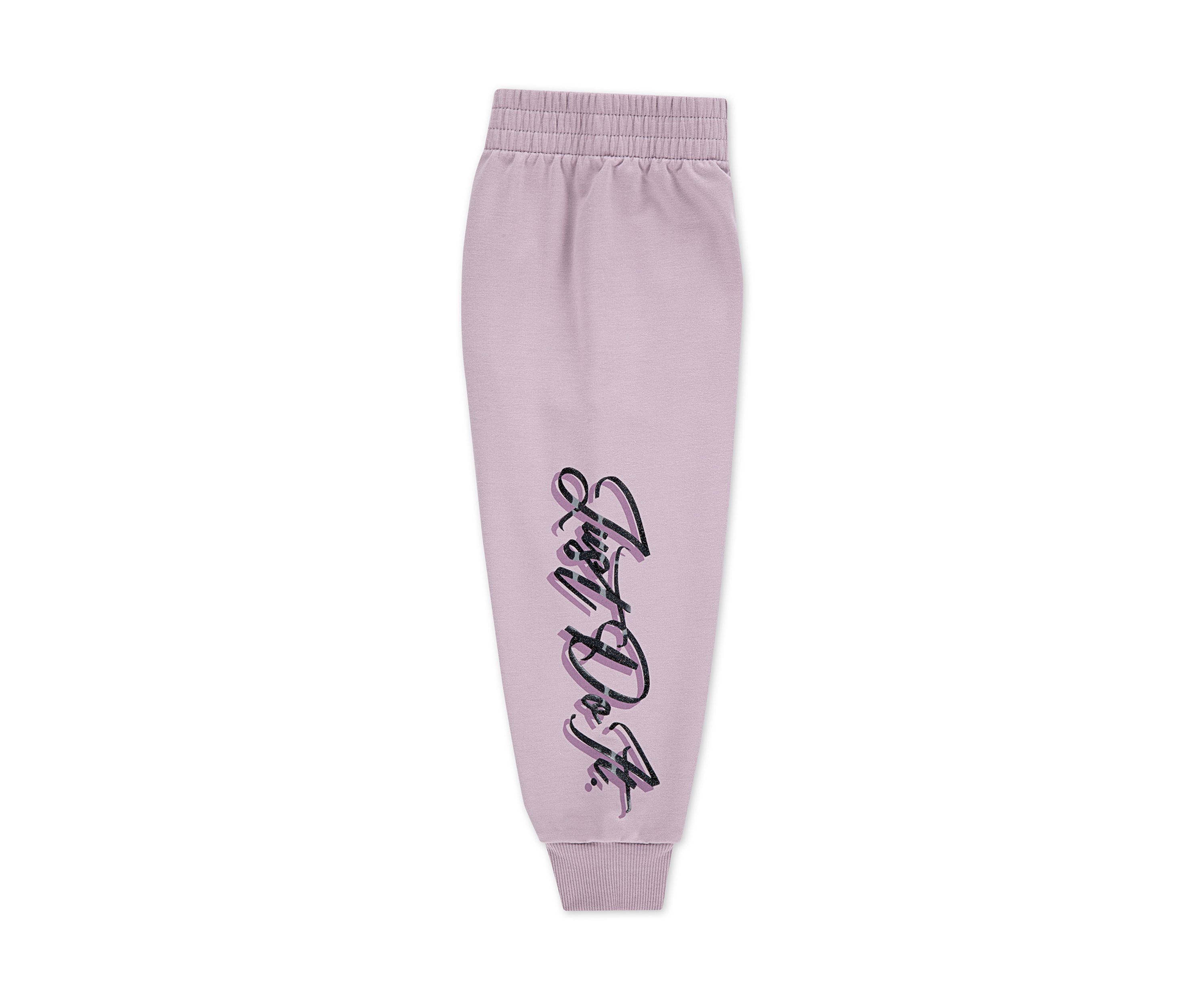 Toddler Girls Graphic Ruched Hoodie and Pants Set