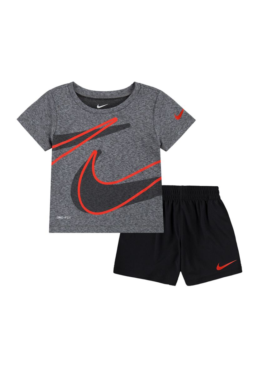 Baby Boys Dropset Graphic T-Shirt and Shorts Set