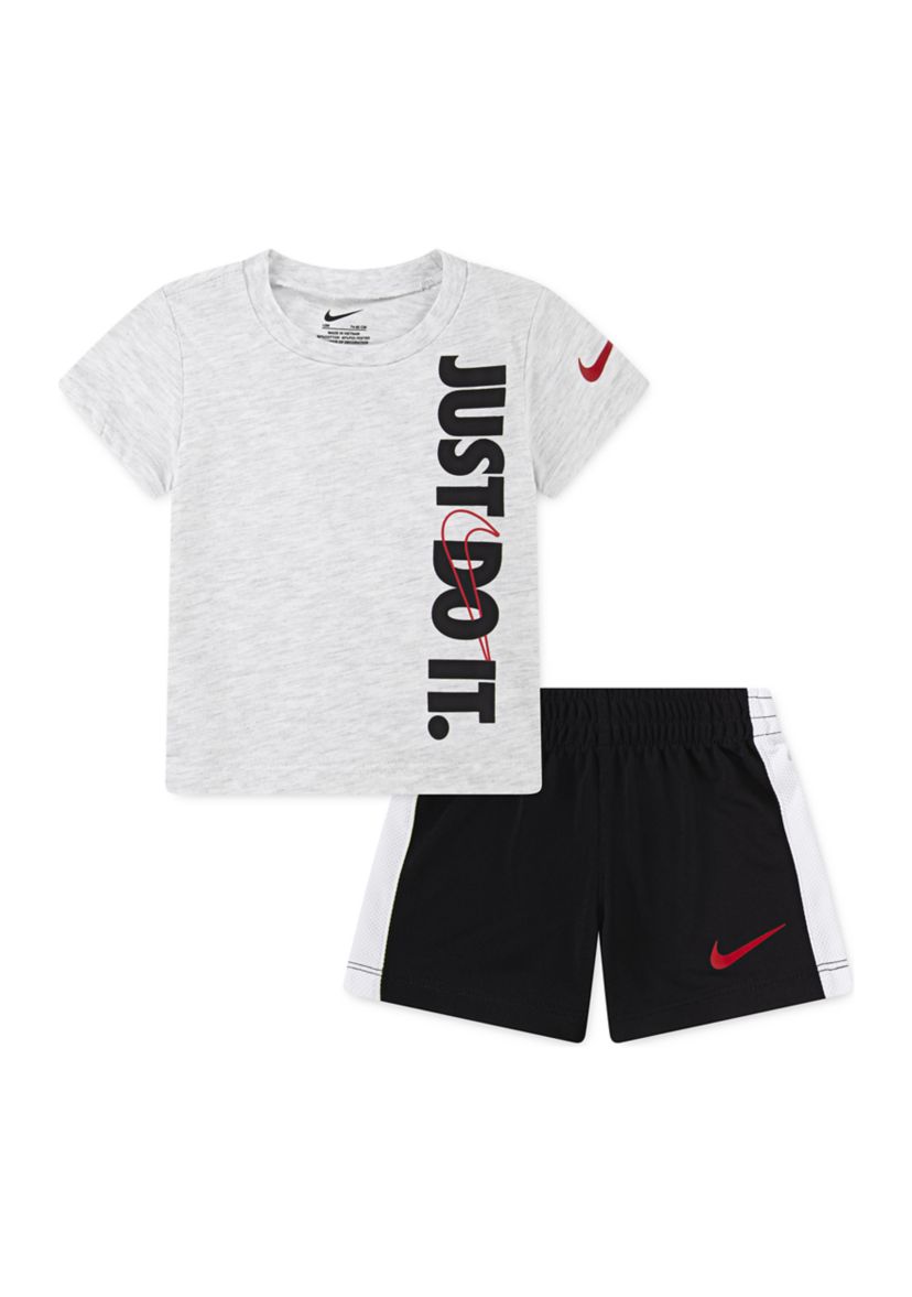Baby Boys Graphic T-Shirt and Woven Shorts Set
