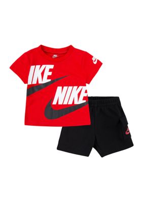 Baby Boys Jersey Knit Top and Shorts Set