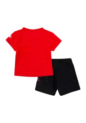 Baby Boys Jersey Knit Top and Shorts Set