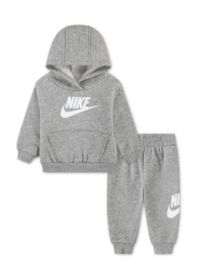Nike Baby Boys Hoodie and Joggers Set, Grey, 24 Months