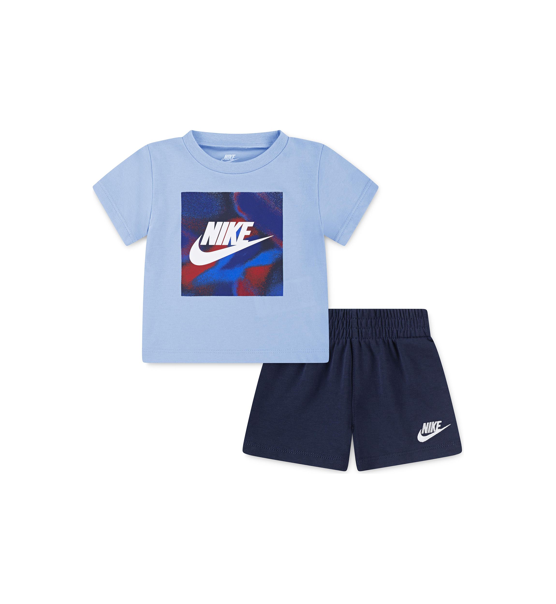Baby Boys Graphic T-Shirt and French Terry Shorts Set
