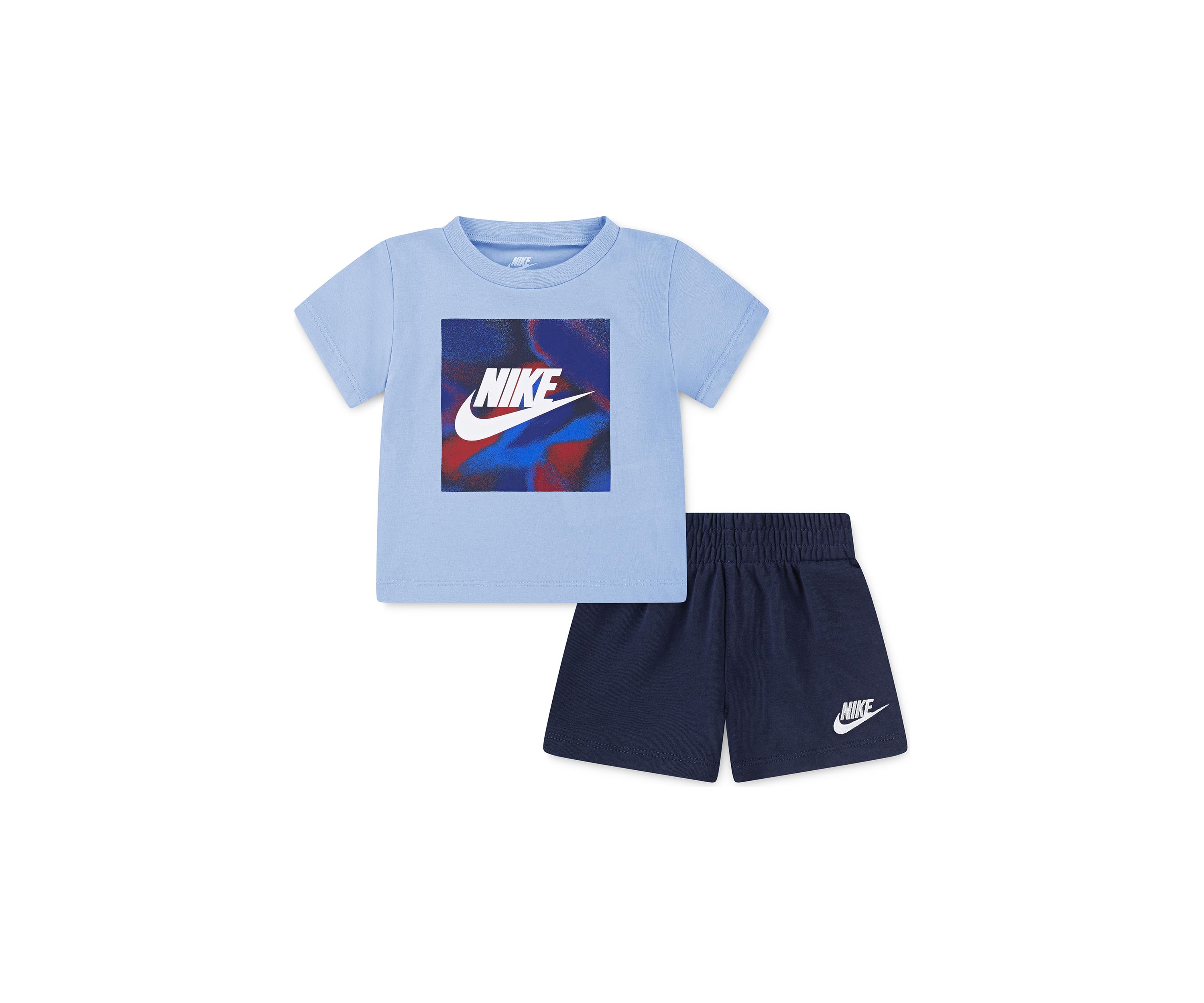 Baby Boys Graphic T-Shirt and French Terry Shorts Set