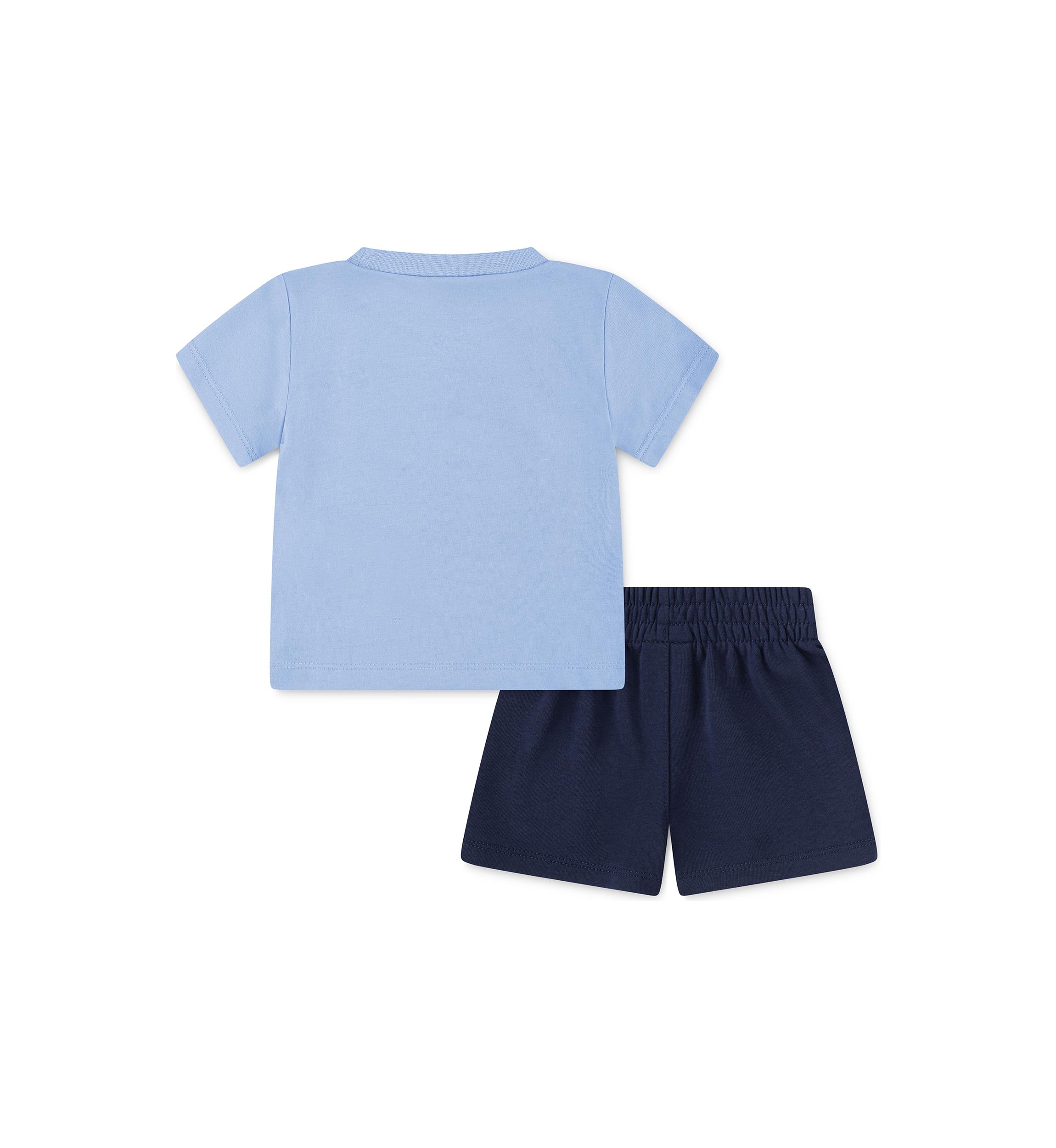 Baby Boys Graphic T-Shirt and French Terry Shorts Set