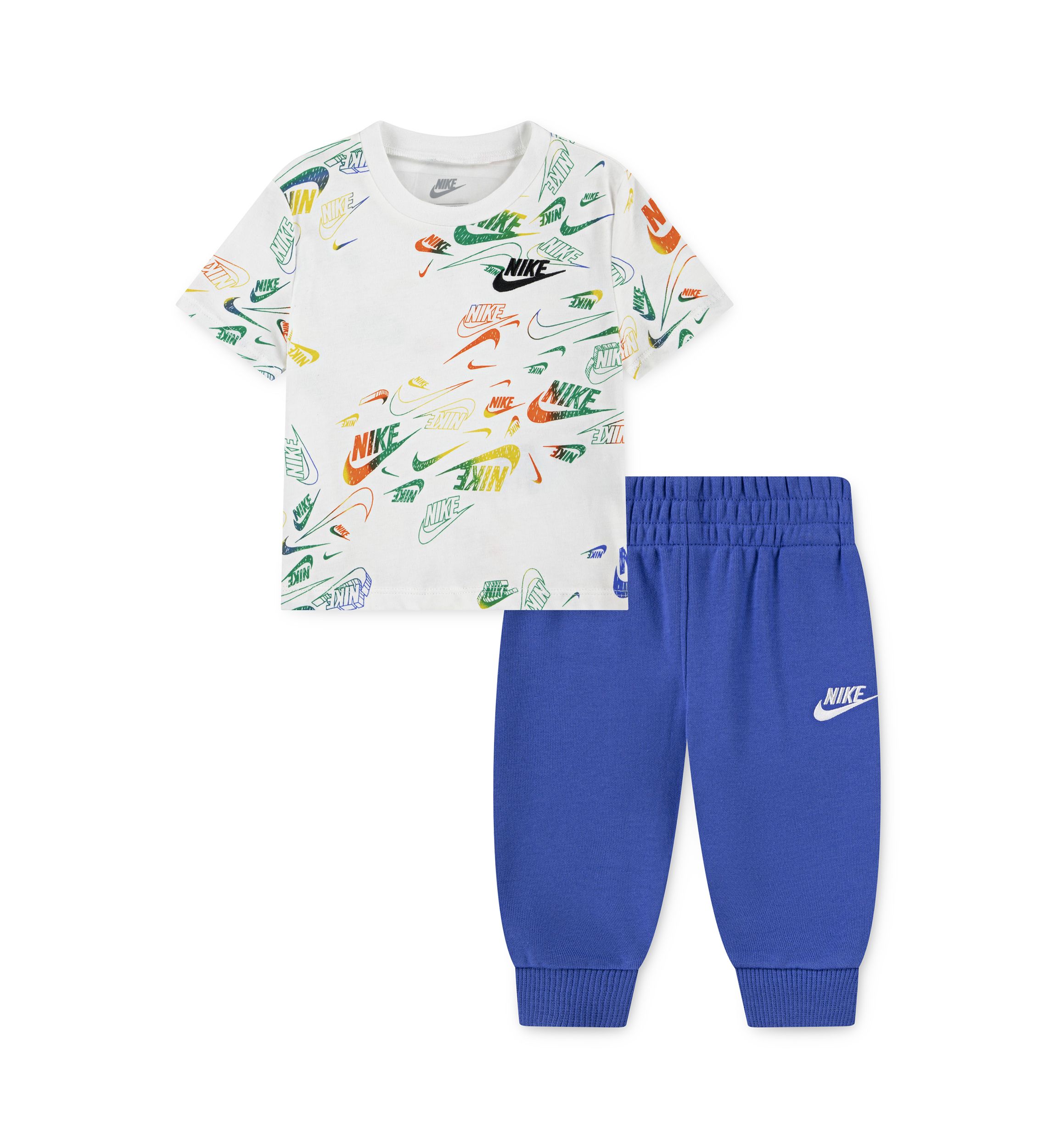 Baby Boys Printed T-Shirt and Joggers Set