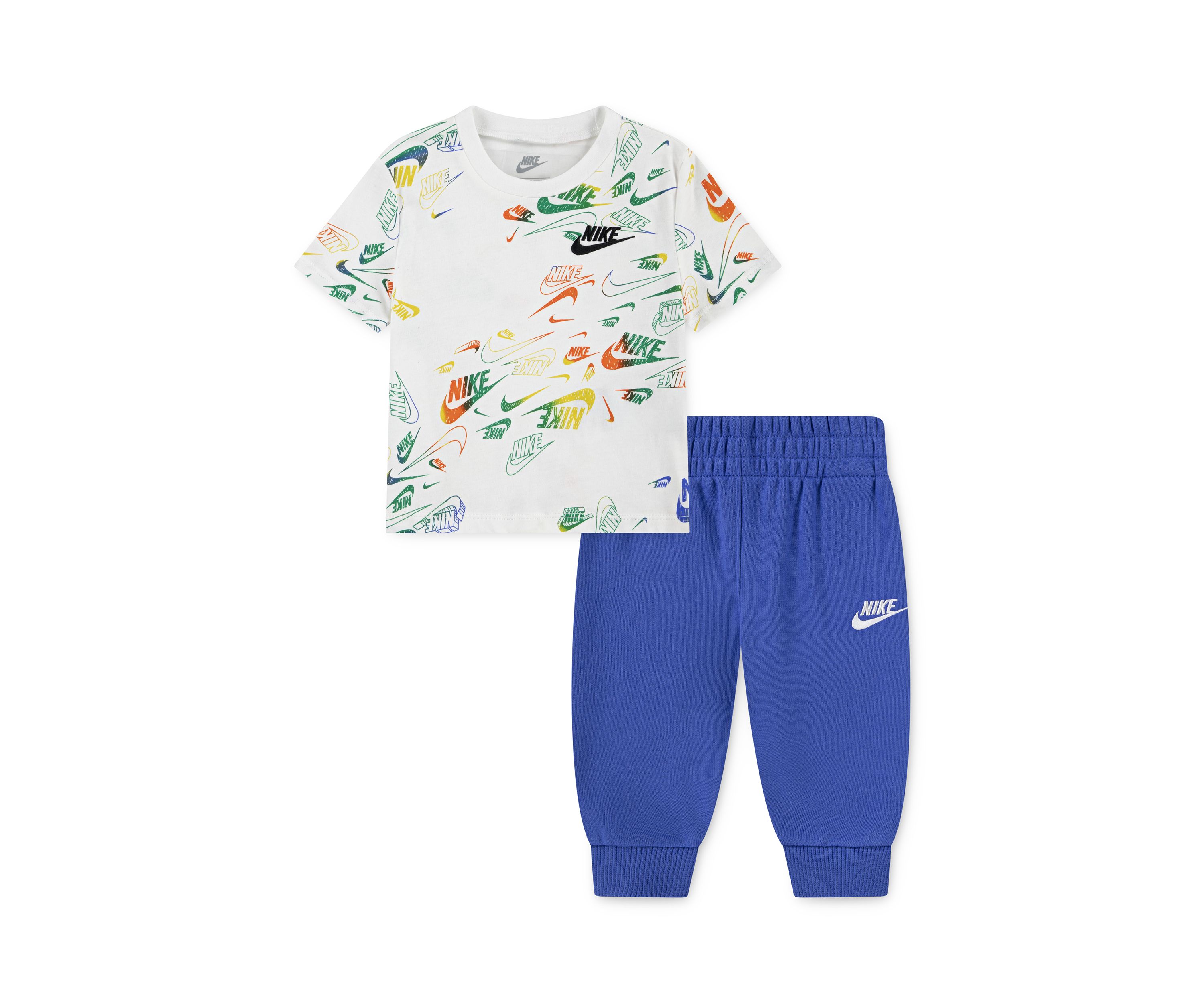 Baby Boys Printed T-Shirt and Joggers Set