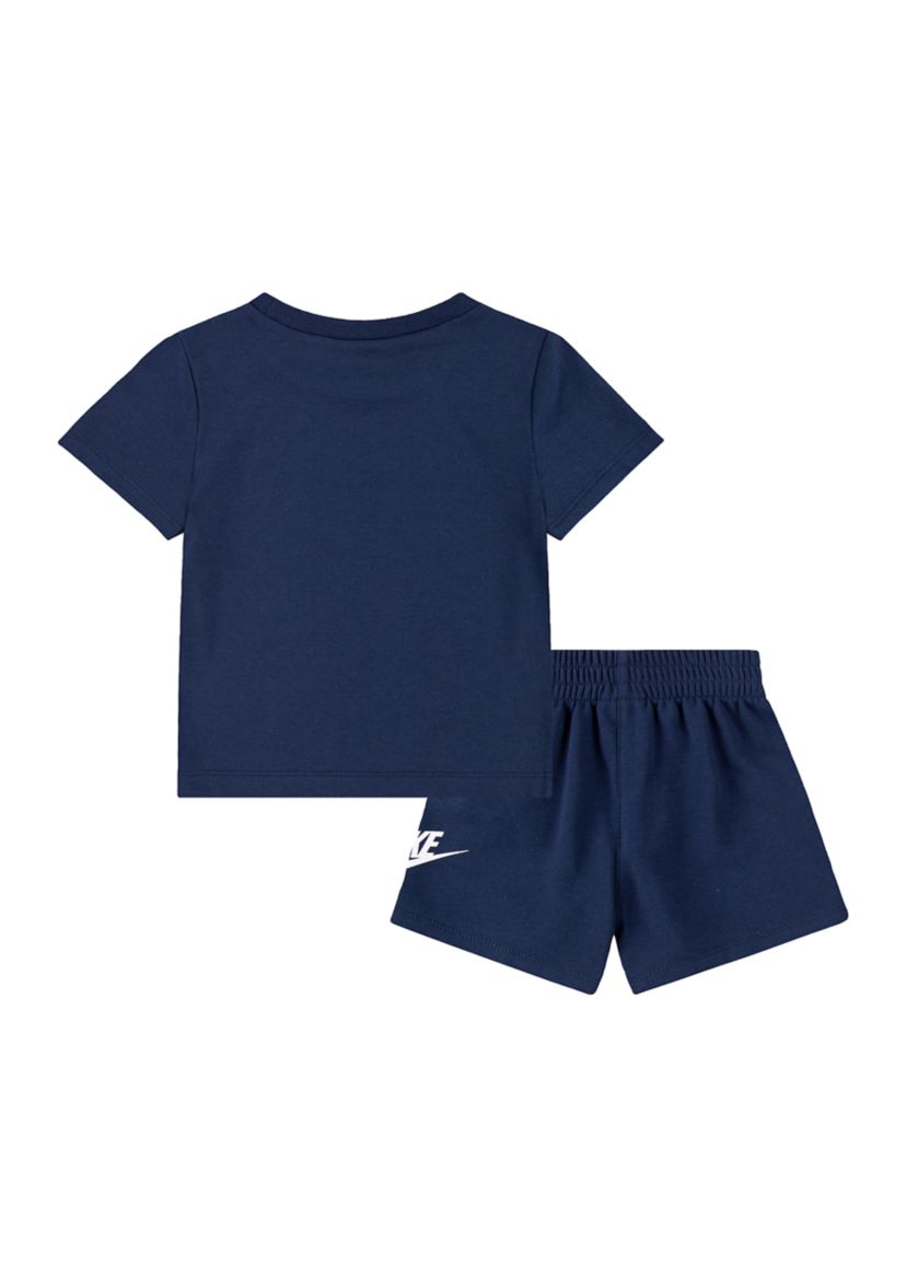 Baby Boys Club Graphic T-Shirt and Shorts Set