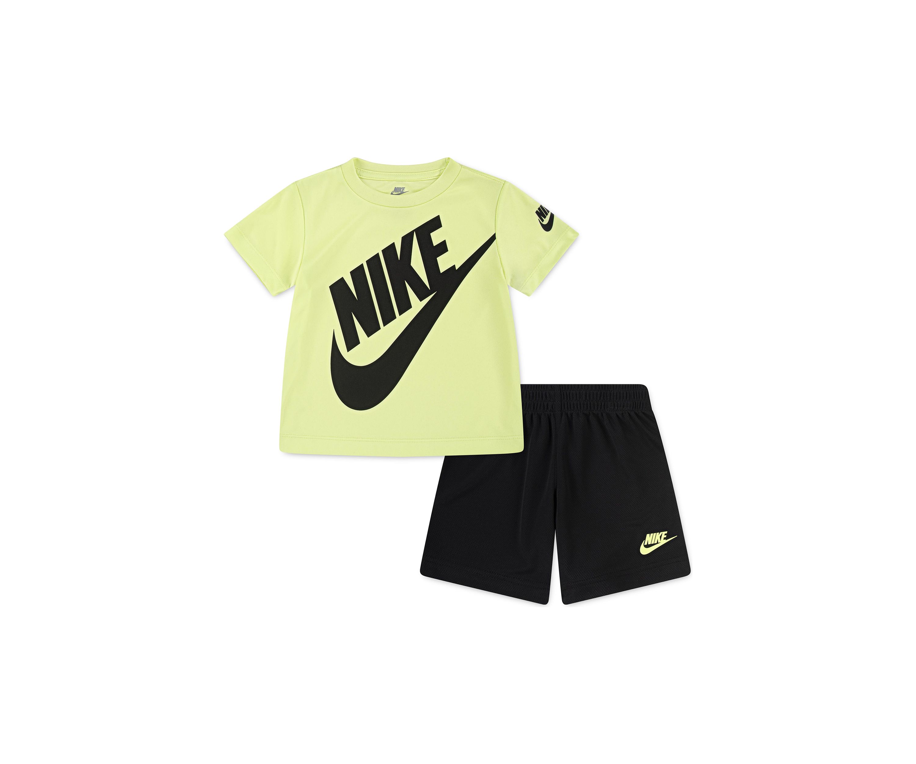 Toddler Boys Dri Fit Graphic T-Shirt and Mesh Shorts Set