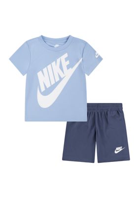 Toddler Boys Dri Fit Graphic T-Shirt and Mesh Shorts Set