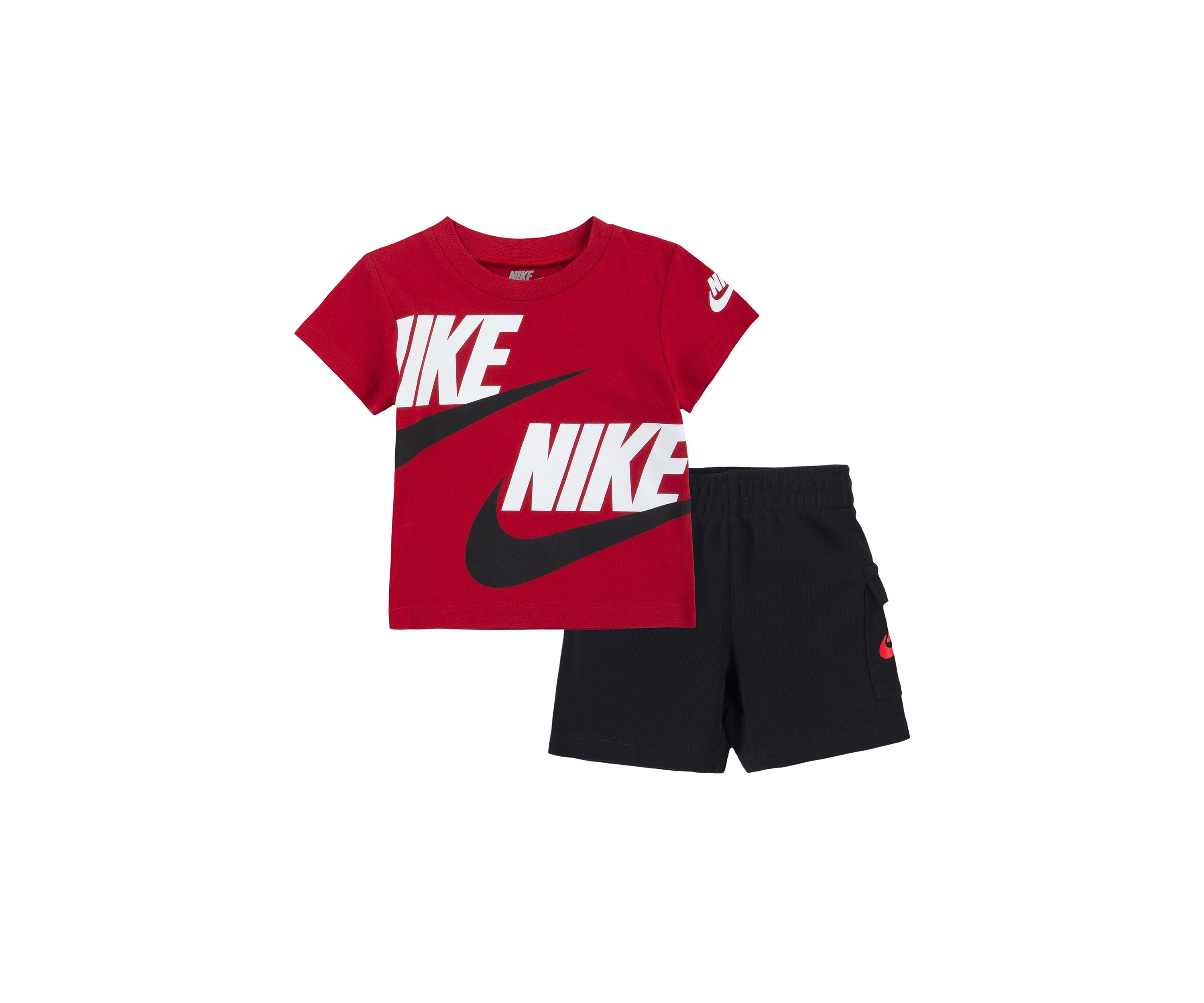 Toddler Boys Graphic T-Shirt and Cargo Shorts Set 
