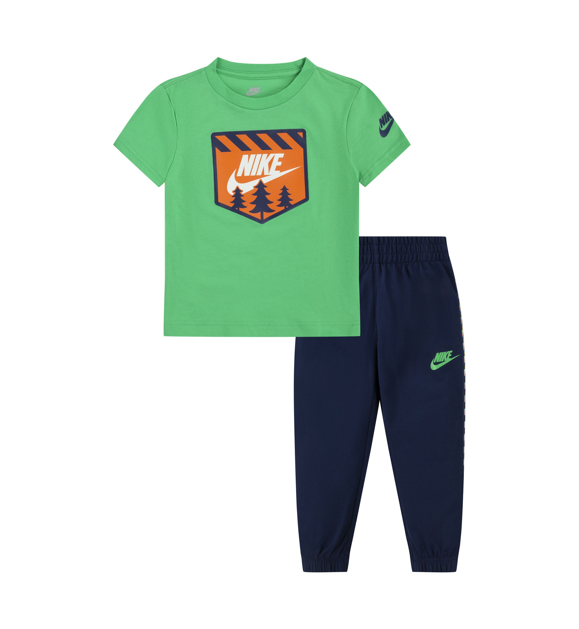 Toddler Boys Short Sleeve Outdoors T-Shirt and Pants Set