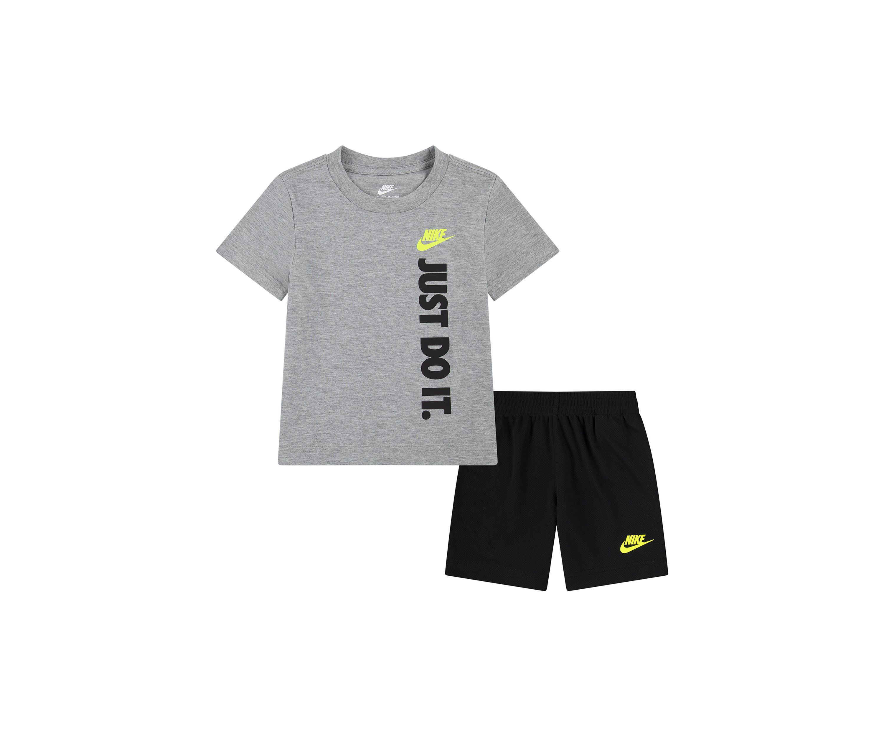 Toddler Boys Graphic French Terry T-Shirt and Shorts Set