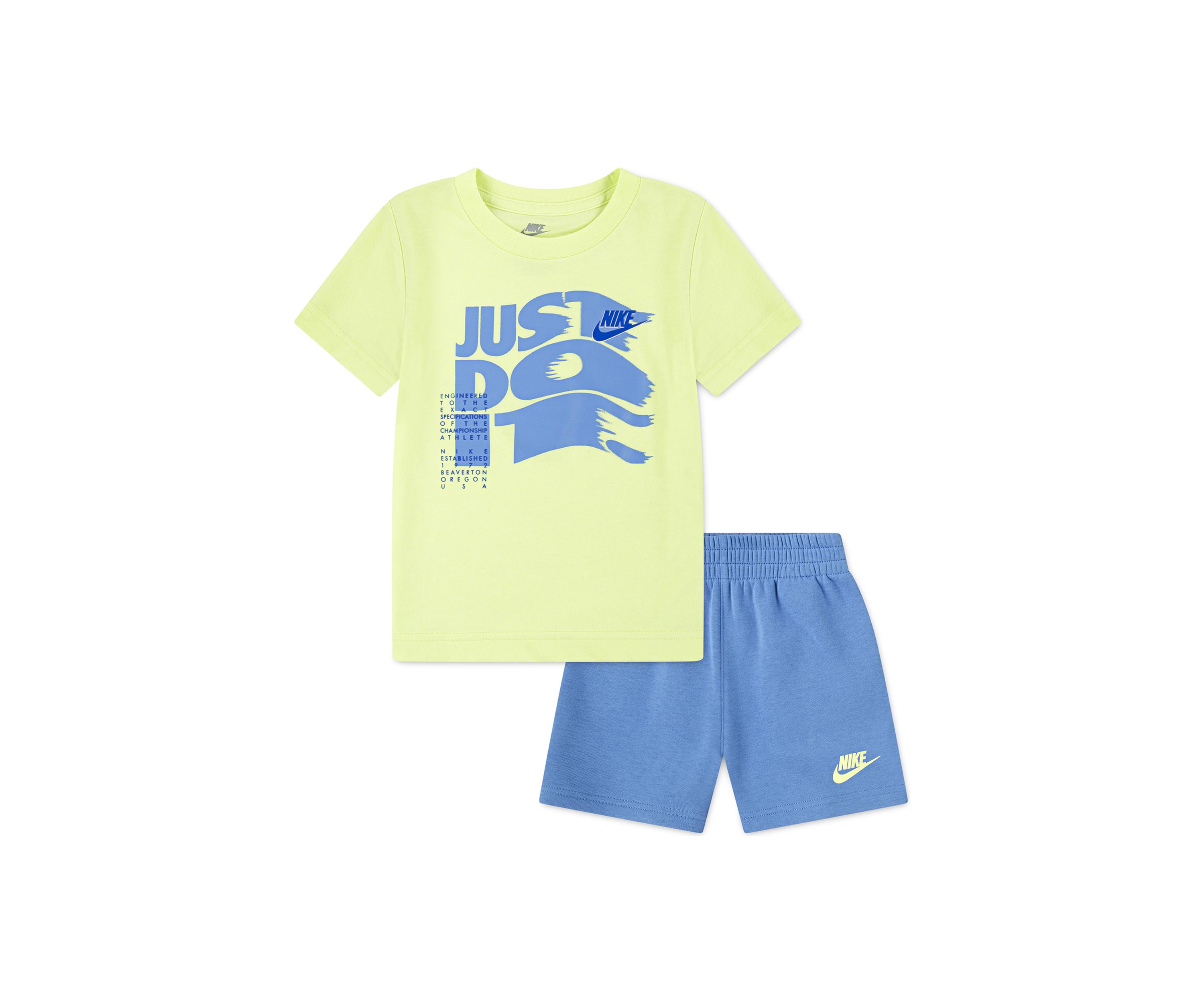 Toddler Boys French Terry Graphic T-Shirt and Shorts Set
