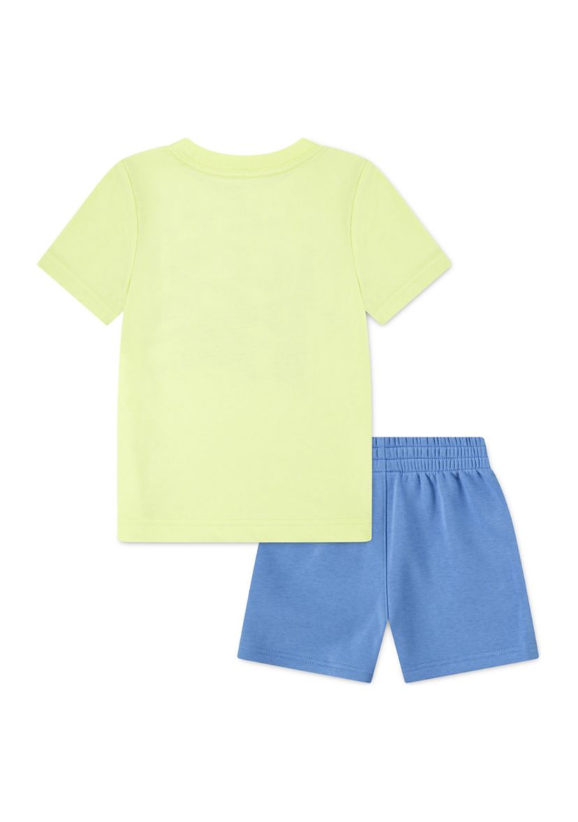 Toddler Boys French Terry Graphic T-Shirt and Shorts Set