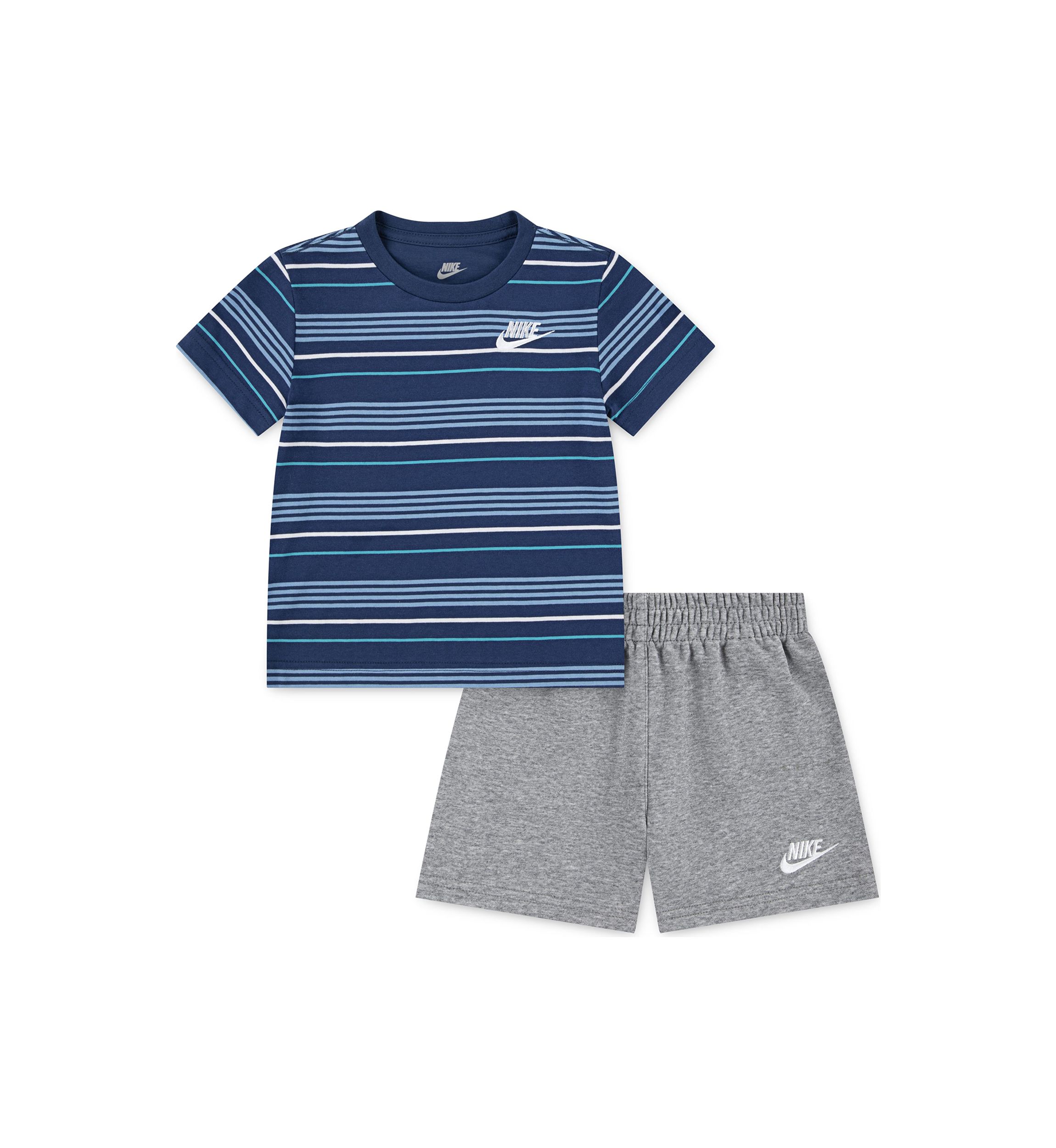 Toddler Boys Striped T-Shirt and Shorts Set