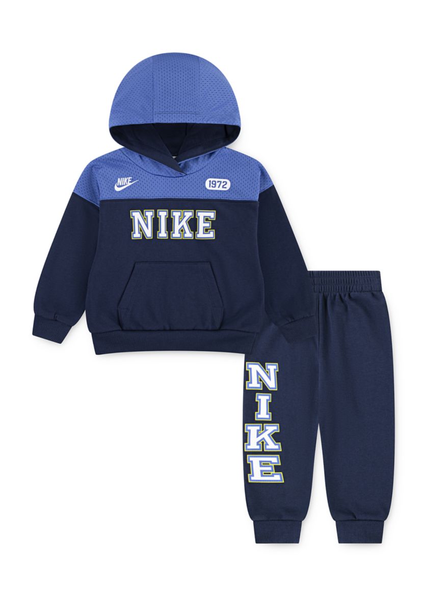 Toddler Boys Color Blocked Hoodie and Joggers Set