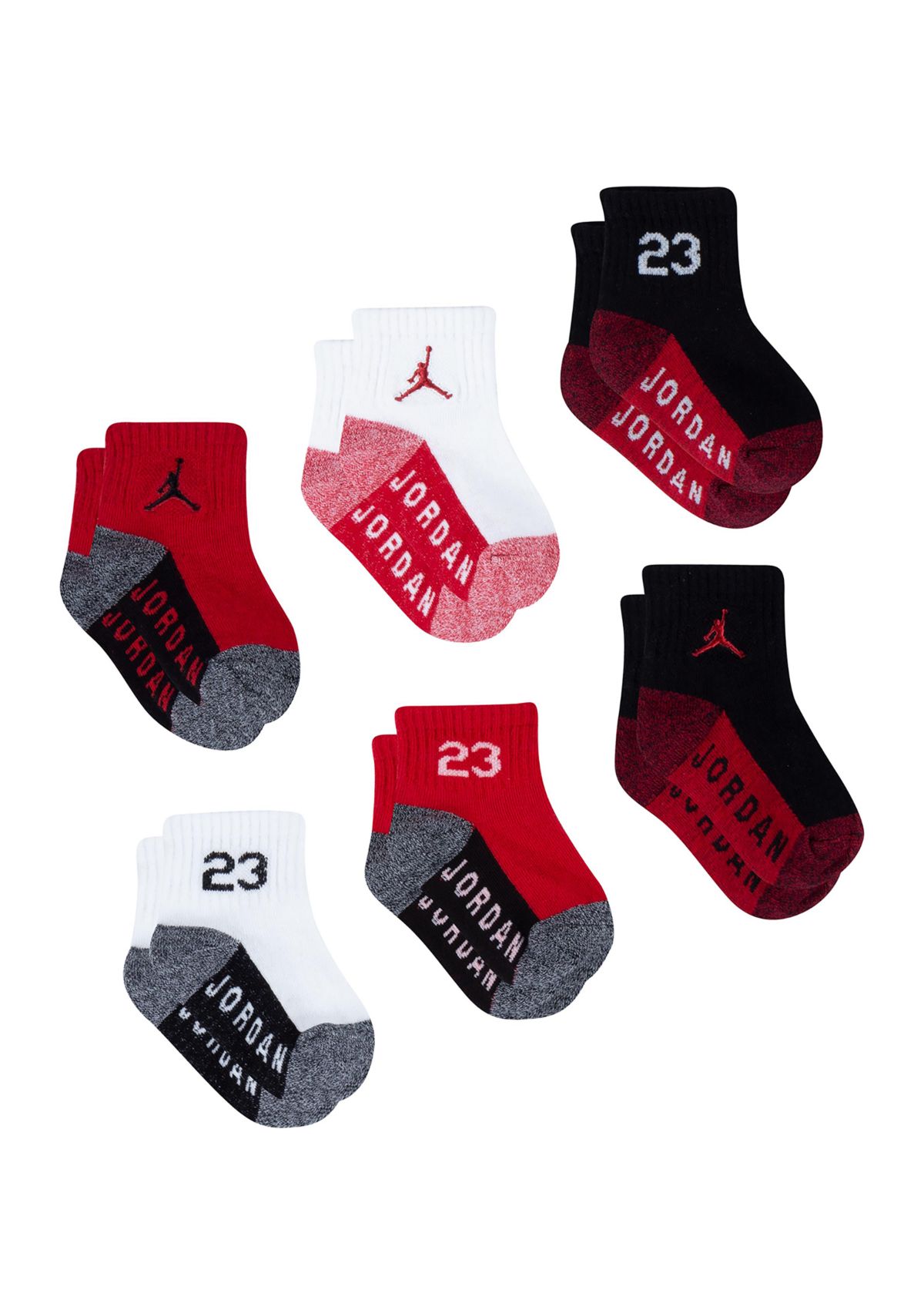 Baby Boys 6-Pack of Jordan Socks 